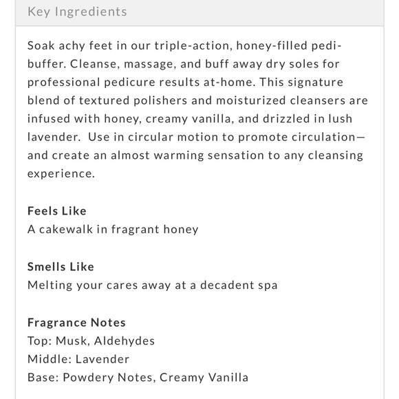 Spongelle pedi buffer with built in cleaner / refreshments body bar - Picture 6 of 11